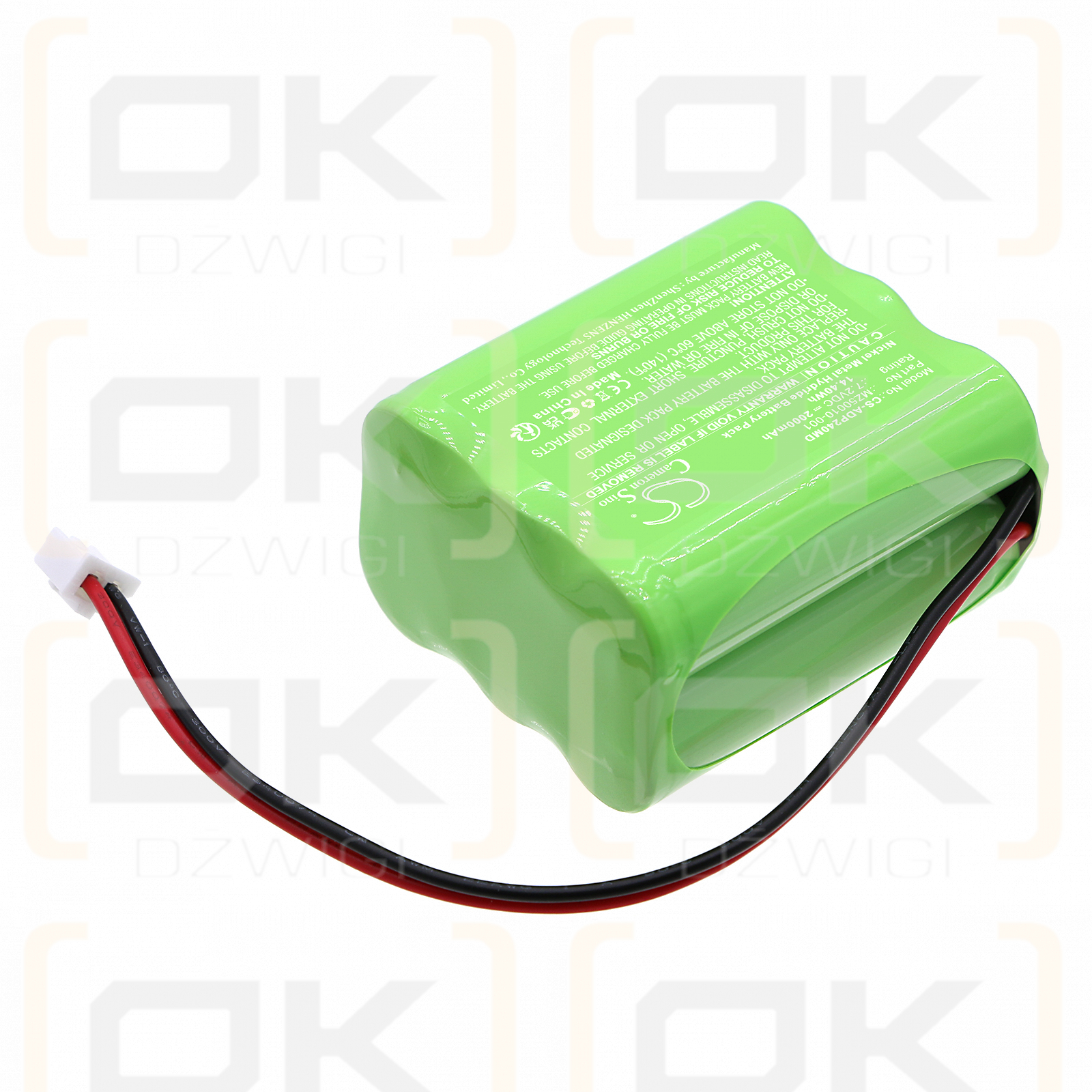 ADE MS-2510 / MZ50010-001 2000 mAh Ni-MH 7,2 V (Cameron Sino)