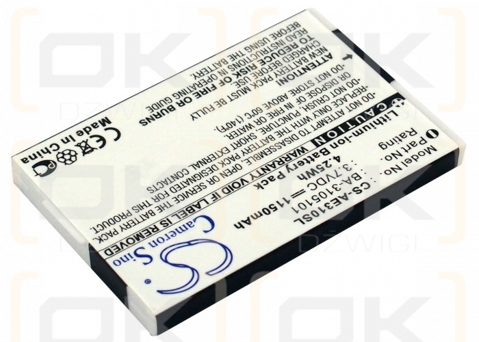 Acer E360 / BA-3105101 1150 mAh Li-ion 3.7 V (Cameron Sino)