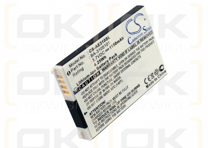 Acer E360 / BA-3105101 1150 mAh Li-ion 3.7 V (Cameron Sino)