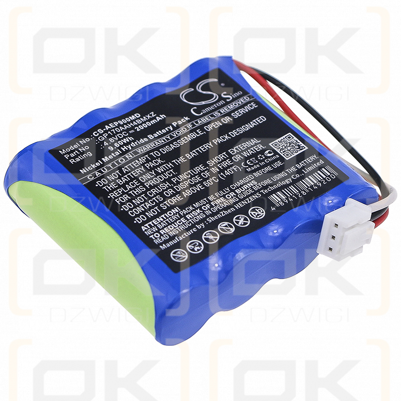 American Diagnostic 9002-5 / GP170AAH4BMXZ 2000 mAh Ni-MH 4,8 V (Cameron Sino)