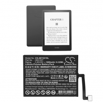 Amazon M2L4EK / 26S1027 1650mAh Li-Polymer 3.83V (Cameron Sino)