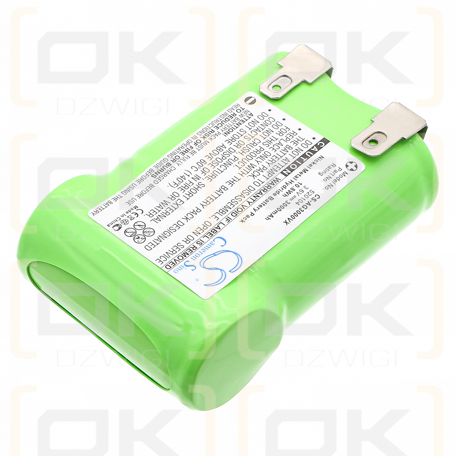 AEG Junior 3000 / 520104 3000 mAh Ni-MH 3,6 V (Cameron Sino)