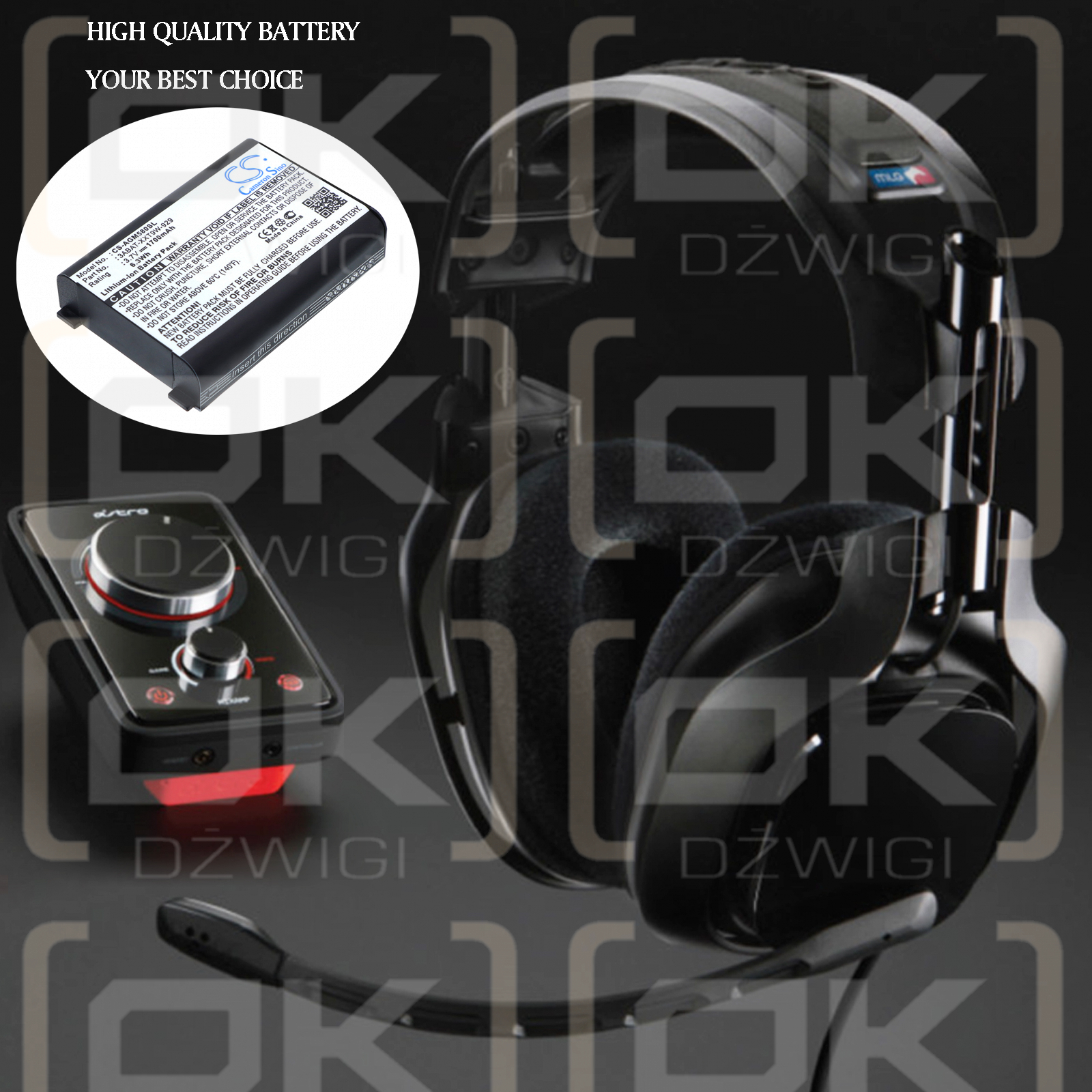 Astro MixAmp 5.8 / 3ABAT-XXT9W-929 1700 мАч Li-ion 3.7 В (Cameron Sino)