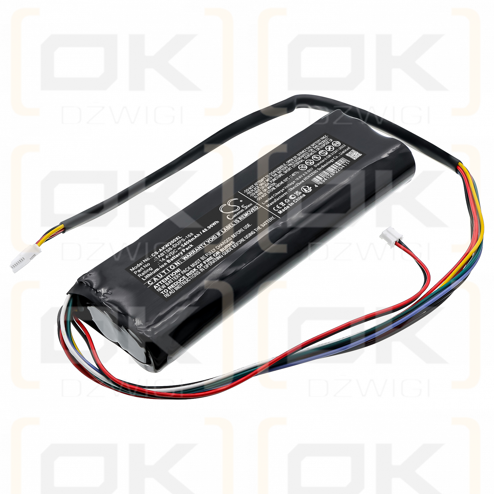  3400mAh Li-ion 14.4V (Cameron Sino)