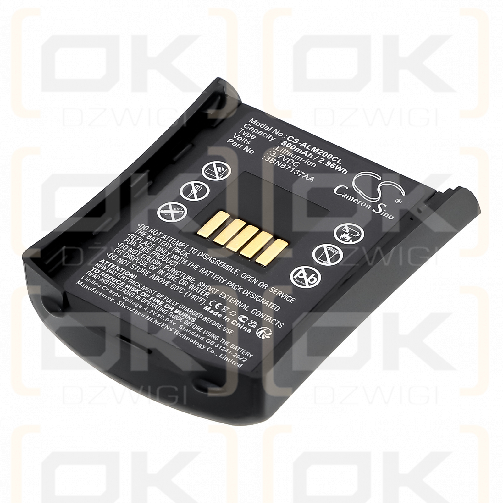 Alcatel Mobile Reflexes 200 / 3BN67137AA 800 mAh Li-Ion 3,7 V (Cameron Sino)