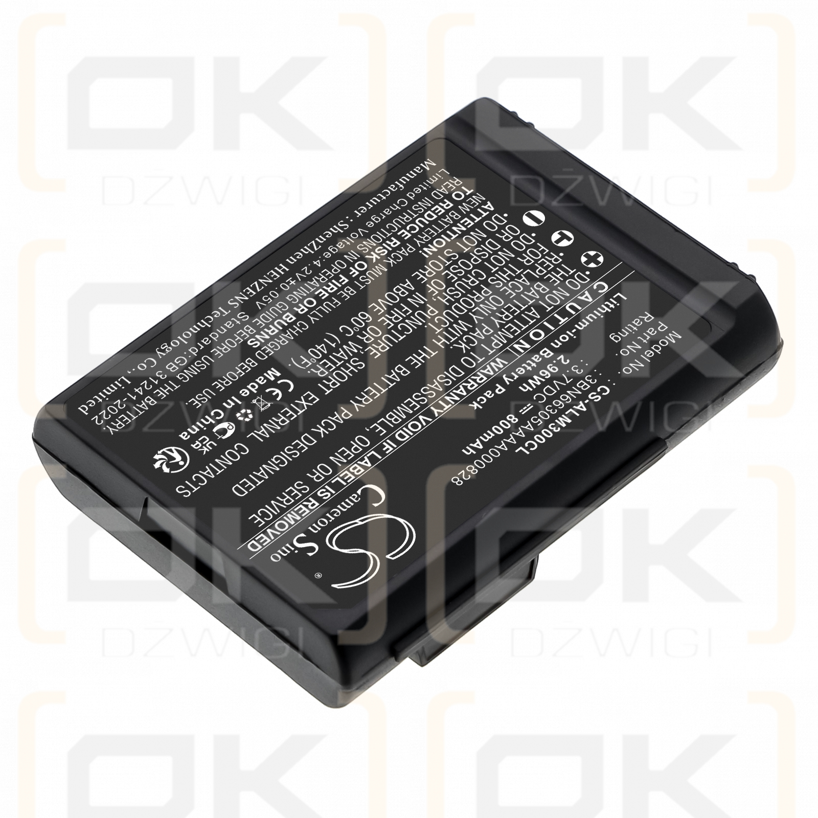 Alcatel 300 DECT / 3BN66305AAAA000828 800mAh Li-ion 3.7V (Cameron Sino)