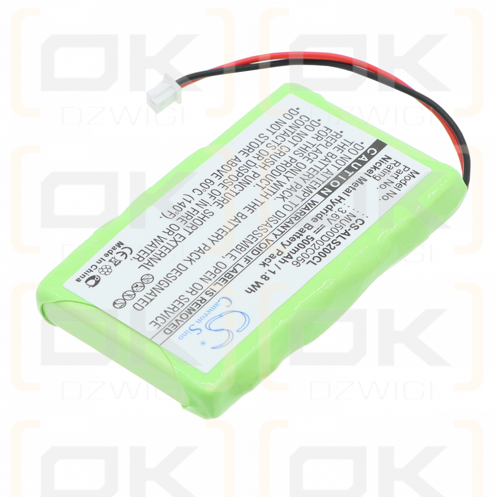 Audioline G61224XT00 / MU500D02C056 500 мАч Ni-MH 3,6 В (Cameron Sino)