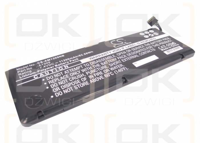 Apple MacBook Pro 17" MC226ZP/A / A1309 11200 mAh Li-Polymer 7,4 V (Cameron Sino)