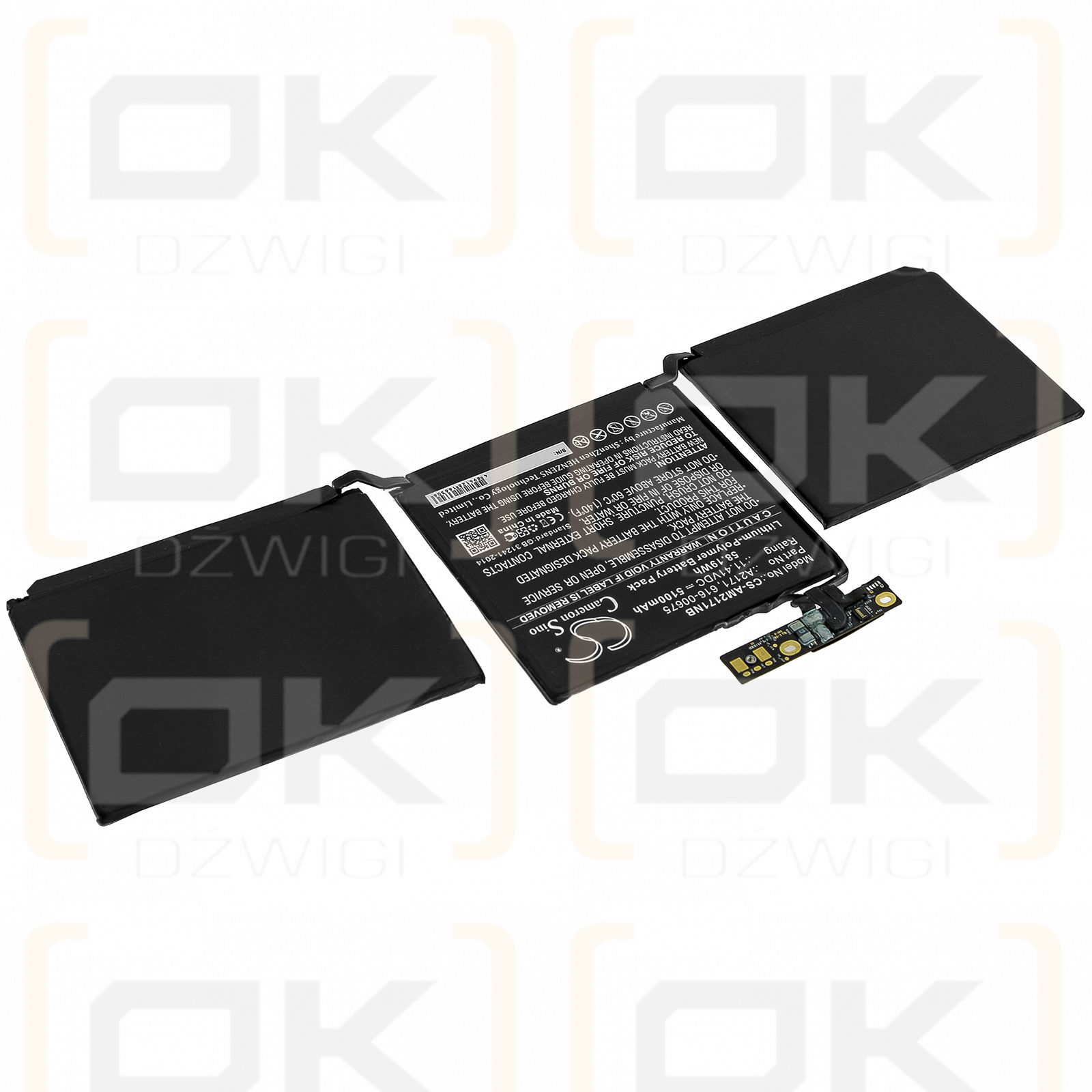 Apple Macbook Pro Retina 13.3 A2159 / A2171 5100mAh Li-Polímero 11.41V (Cameron Sino)