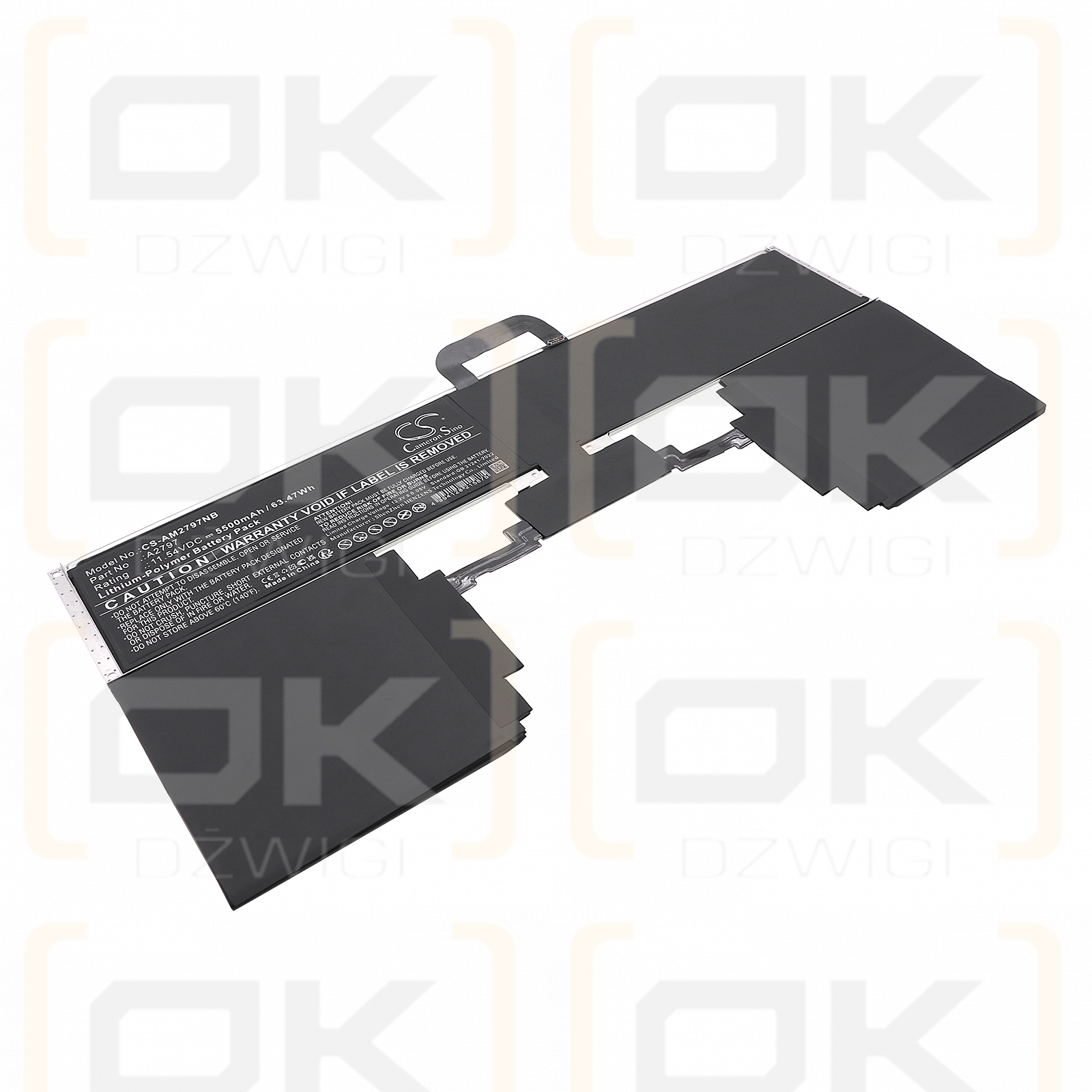 Apple MacbookAir 2023 / A2797 5500mAh Li-Polymer 11.54V (Cameron Sino)