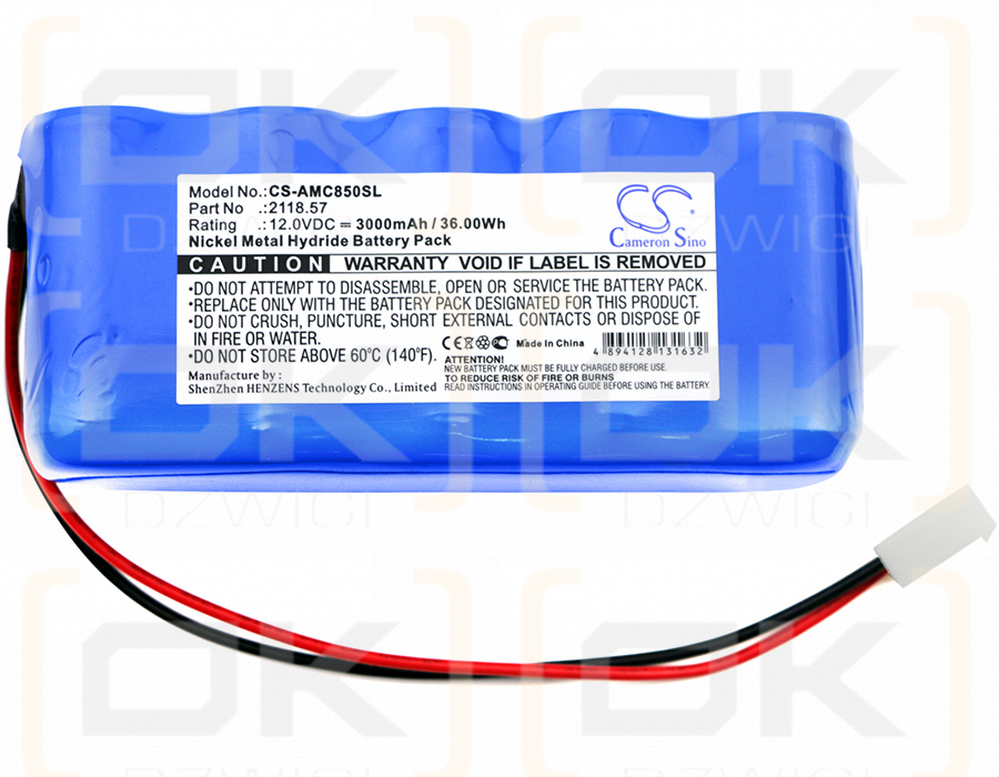 Ratiómetro de transformador digital AEMC DTR 8500 / 2118.57 3000mAh Ni-MH 12.0V (Cameron Sino)