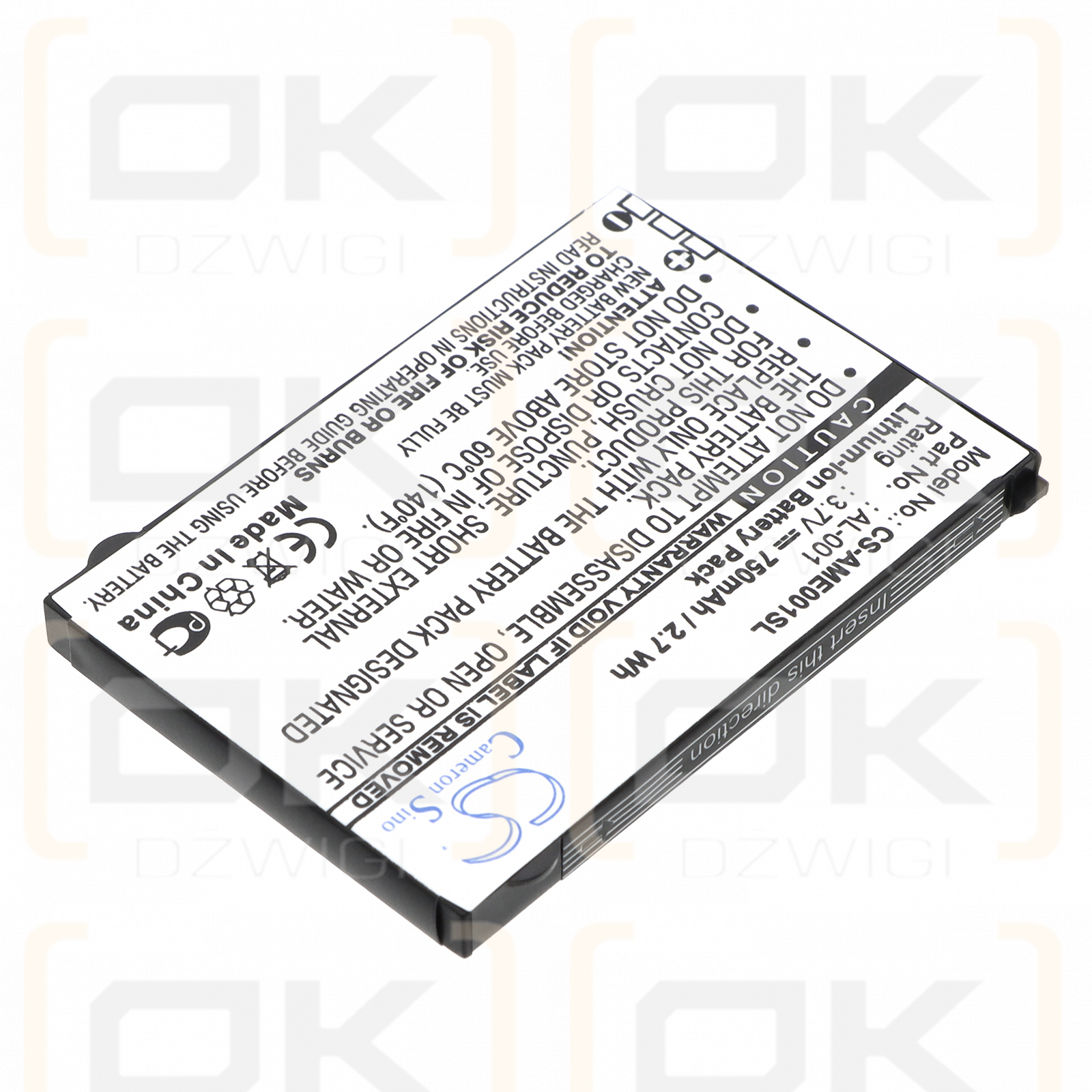 Orange New York / AL-001 750 mAh Li-Ion 3,7 V (Cameron Sino)