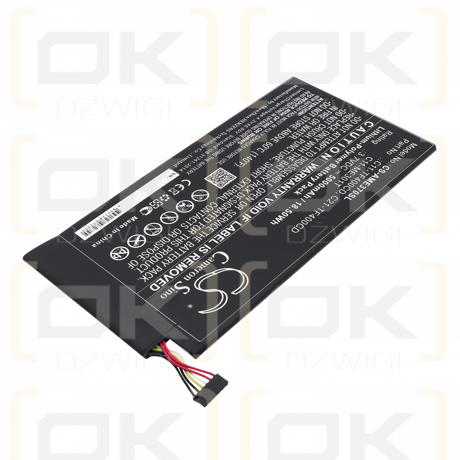 Asus 110-0329H / C11-TF400CD 5000 мАч литий-полимерный 3,7 В (Cameron Sino)