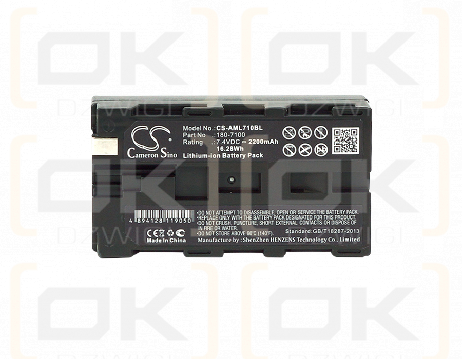 AML 7100/180-7100 2200 mAh Li-ion 7,4 V (Cameron Sino)