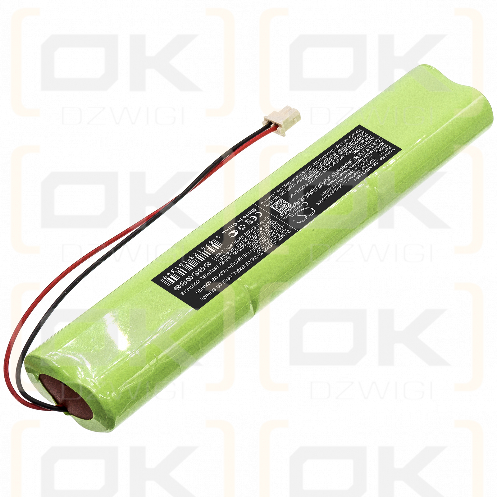 Panel de alarma AEM ARDENT / GP170AAH6SMXZ 1500mAh Ni-MH 7.2V (Cameron Sino)