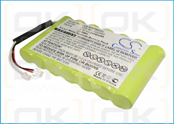 AMX touchscreens VPW-GS / VPA-BP 3900mAh Ni-MH 8.4V (Cameron Sino)