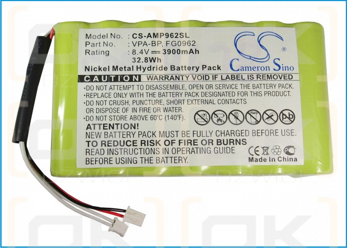 AMX touchscreens VPW-GS / VPA-BP 3900mAh Ni-MH 8.4V (Cameron Sino)