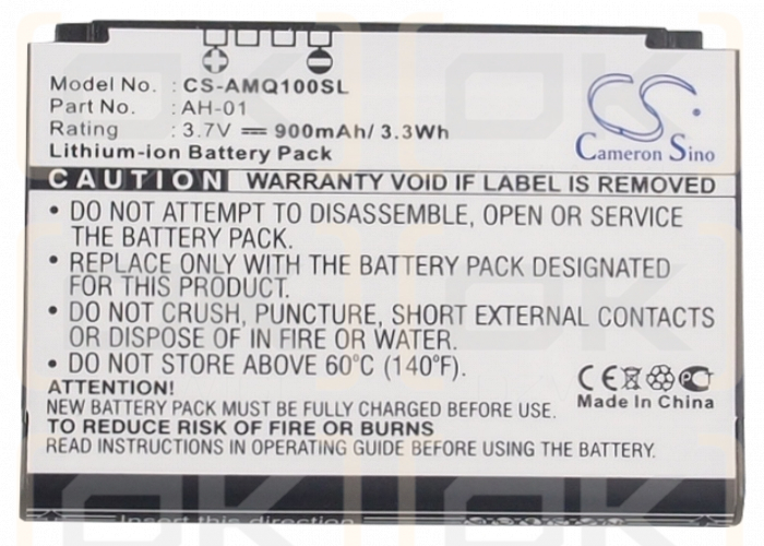 AMOI INQ-1 / AH-01 900 mAh Li-ion 3,7 V (Cameron Sino)