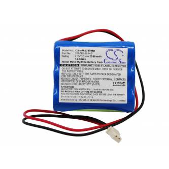 Bomba volumétrica Carefusion GW / 1000SP01794 2000mAh Ni-MH 7.2V (Cameron Sino)