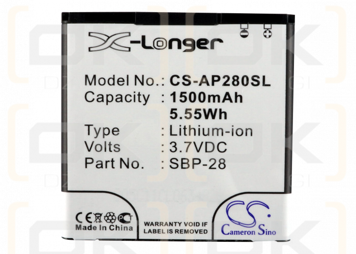 Asus T20 / SBP-28 1500mAh Li-ion 3.7V (Cameron Sino)