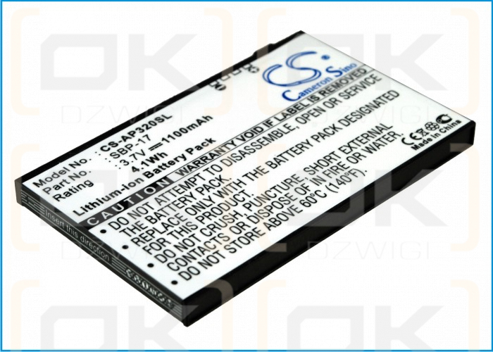 Asus Galaxy Mini / SBP-17 1100 mAh Li-Ion 3,7 V (Cameron Sino)