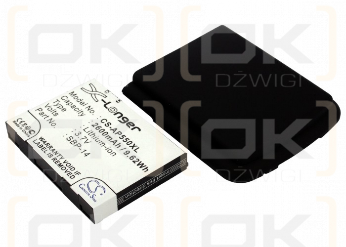 Bateria zamienna do Asus Solaris / SBP-14 2600 mAh Li-ion 3.7 V (Cameron Sino)