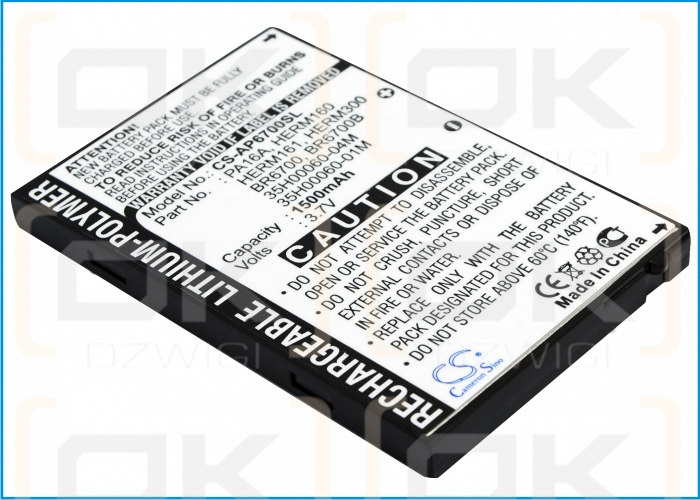 Replacement Battery for Orange SPV M3100 / BTR6700B 1500 mAh Li-Polymer 3.7 V (Cameron Sino)