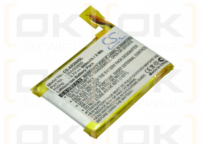 Archos 8100 / 39A402850 800 mAh Li-Polymer 3.7 V (Cameron Sino)