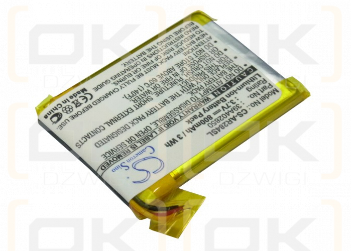 Archos 8100 / 39A402850 800 mAh Li-Polymer 3.7 V (Cameron Sino)