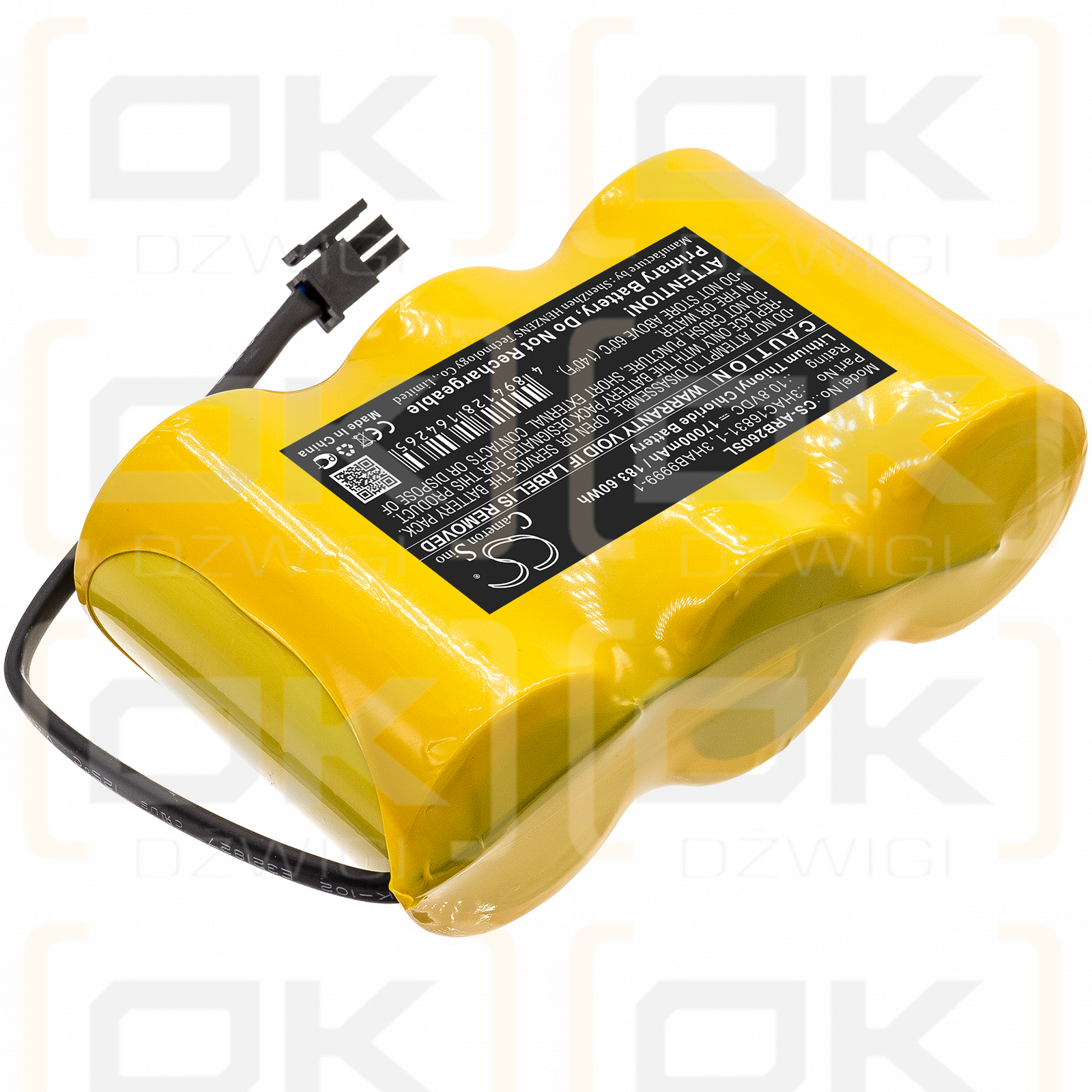 ABB IRB 7600 / 3HAC16831-1 17000mAh Li-SOCl2 10.8V (Cameron Sino)