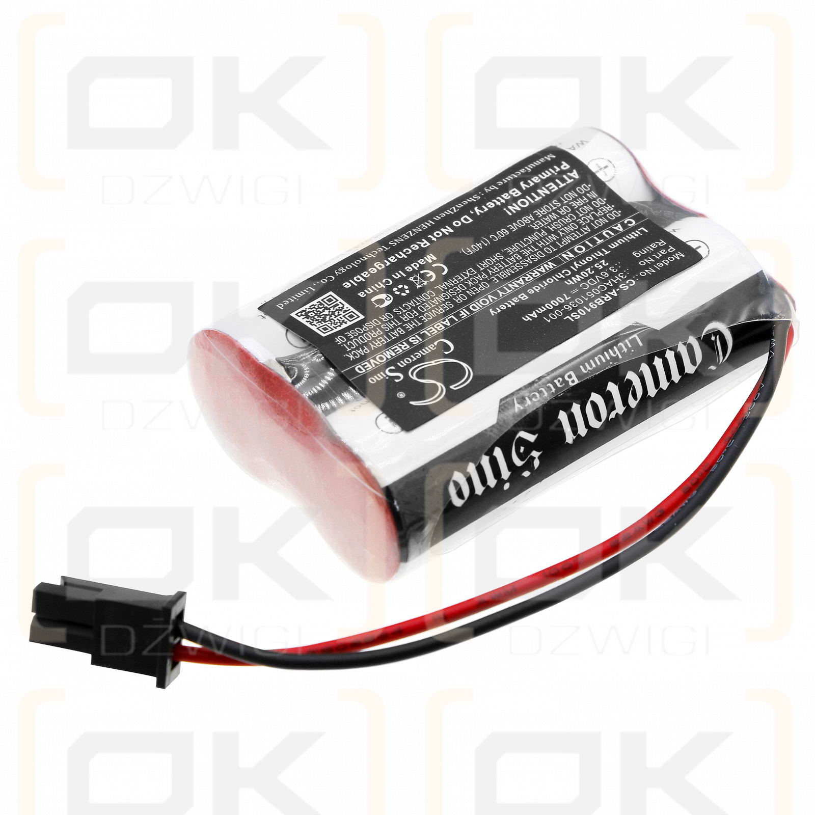 ABB 1s2 PLS17500 / 3HAC051036-001 7000mAh Li-SOCl2 3.6V (Cameron Sino)