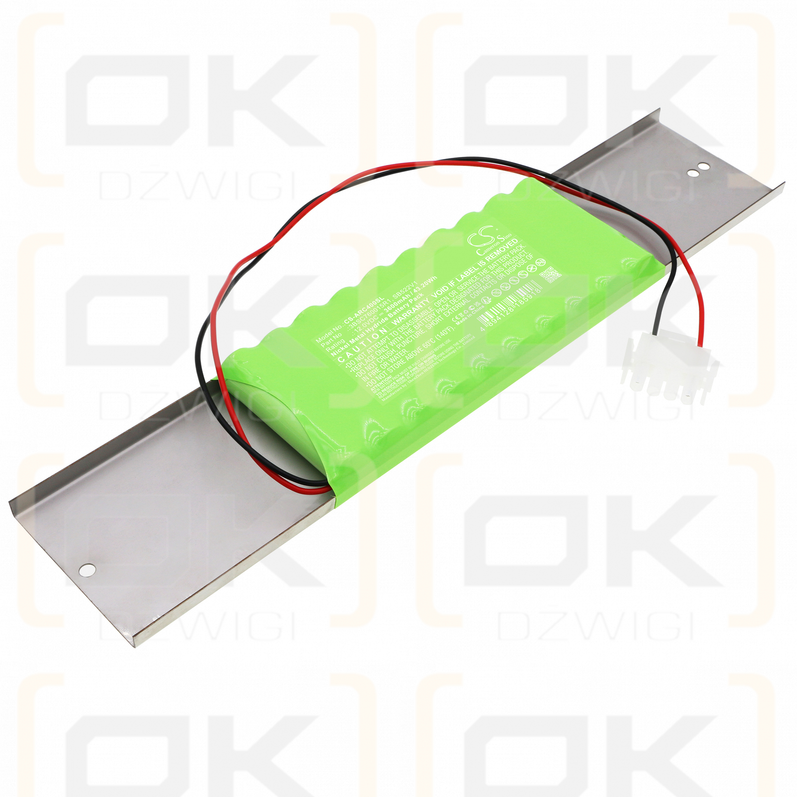 Sistemas ABB AC400 / 3BSC760015R1 3600mAh Ni-MH 12.0V (Cameron Sino)