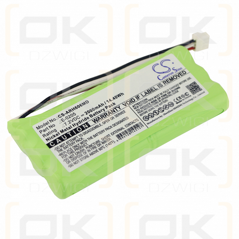 AARONIA AG Spectran HF-6060 V4 / E-0205 2000mAh Ni-MH 7.2V (Cameron Sino)