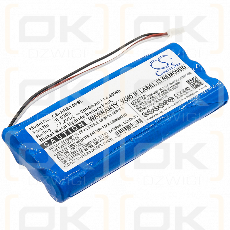 Analizador de espectro portátil AAronia Spectran / E-0205 2000mAh Ni-MH 7.2V (Cameron Sino)