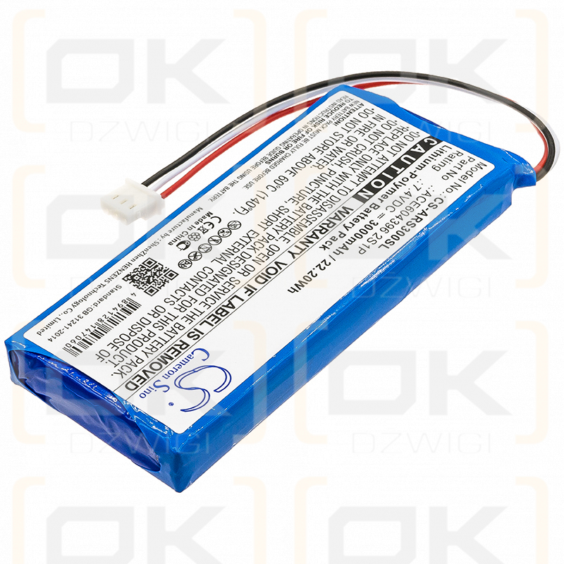 AAronia Spectran NF Analyzer / ACE604396 2S1P 3000mAh Li-Polymer 7.4V (Cameron Sino)