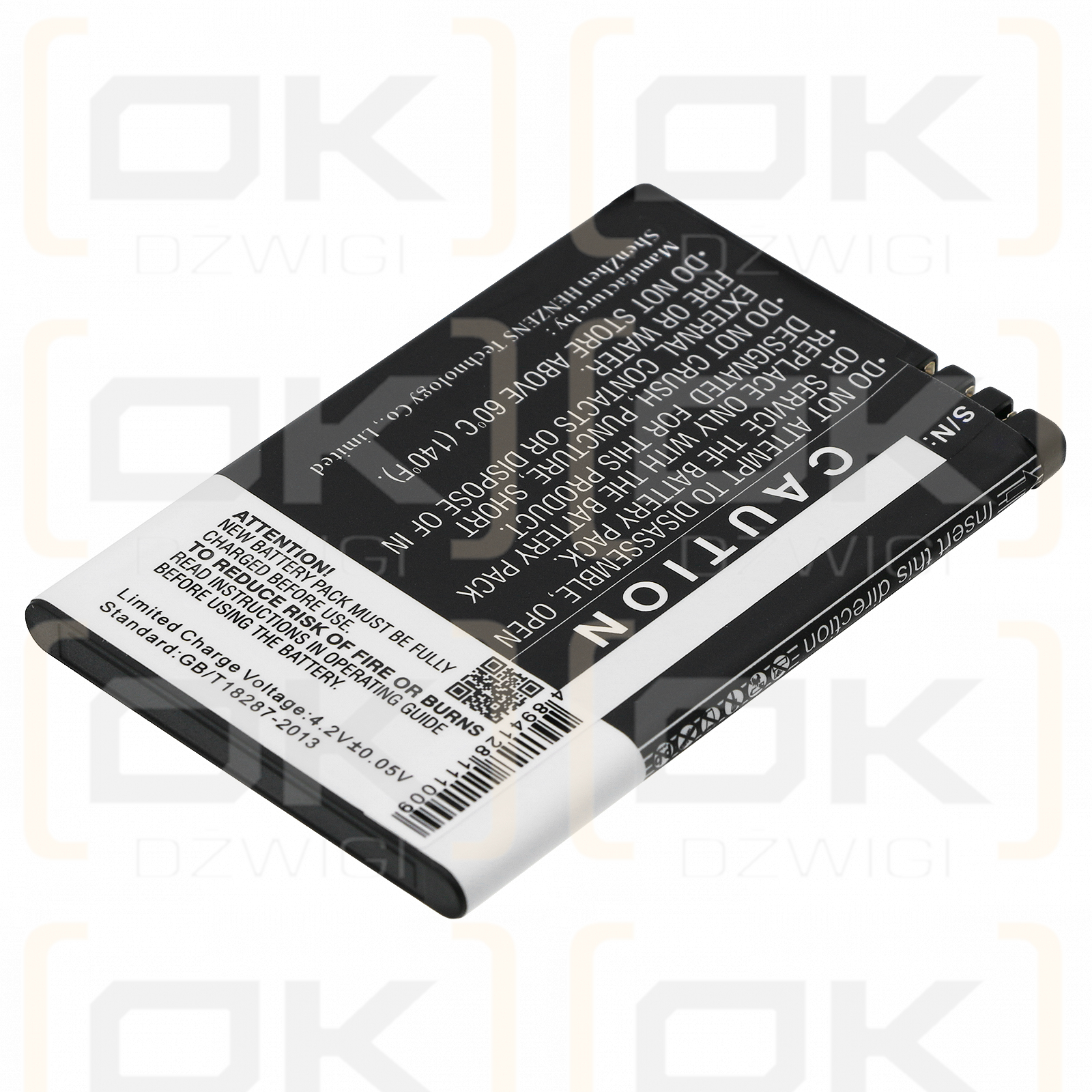 Hyundai MB-140 / BL-6900 1700 mAh Li-Ion 3,7 V (Cameron Sino)