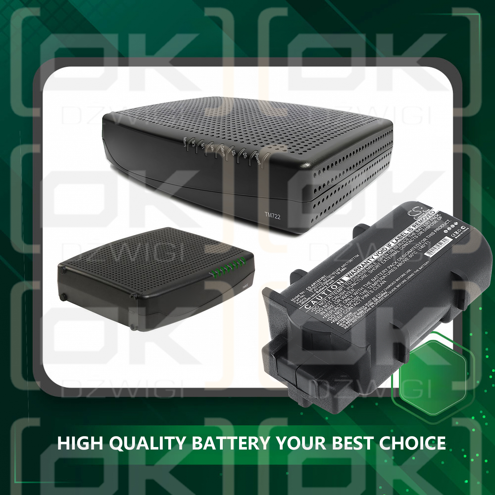 ARRIS Touchstone TM602H / BPB022S 2200 mAh Li-Ion 7,4 V (Cameron Sino)