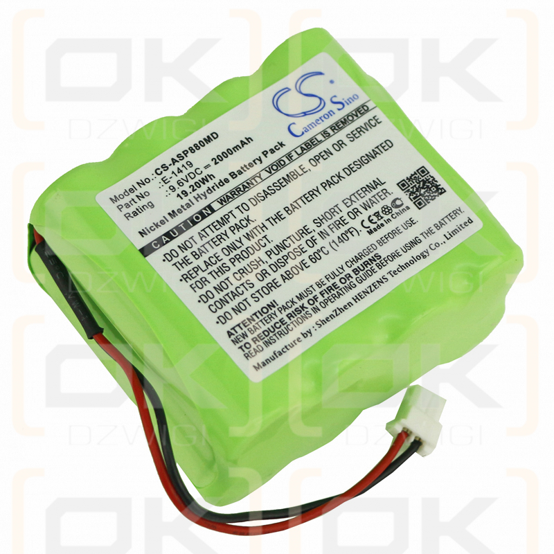 Ampall SP-8800 Spritzenpumpe / E-1419 2000 mAh Ni-MH 9,6 V (Cameron Sino)