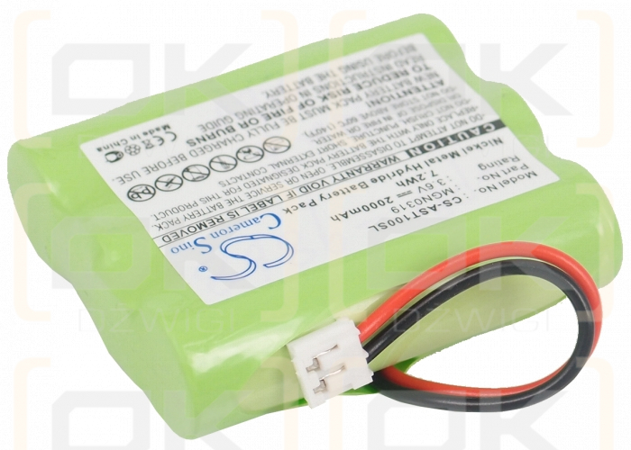 Ascom EFT20-R / MGN0319 2000mAh Ni-MH 3.6V (Cameron Sino)