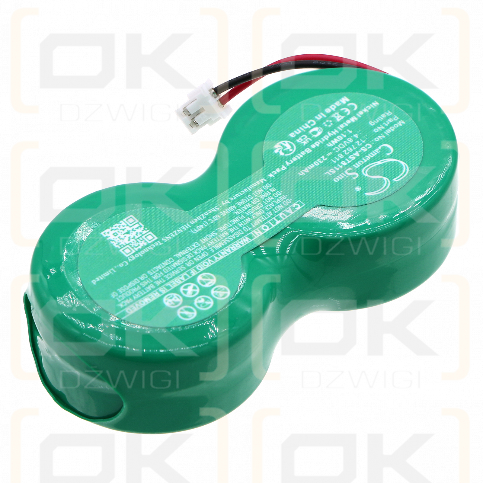 SAAB 93 Sirenenalarm / 12 762 811 230 mAh Ni-MH 4,8 V (Cameron Sino)