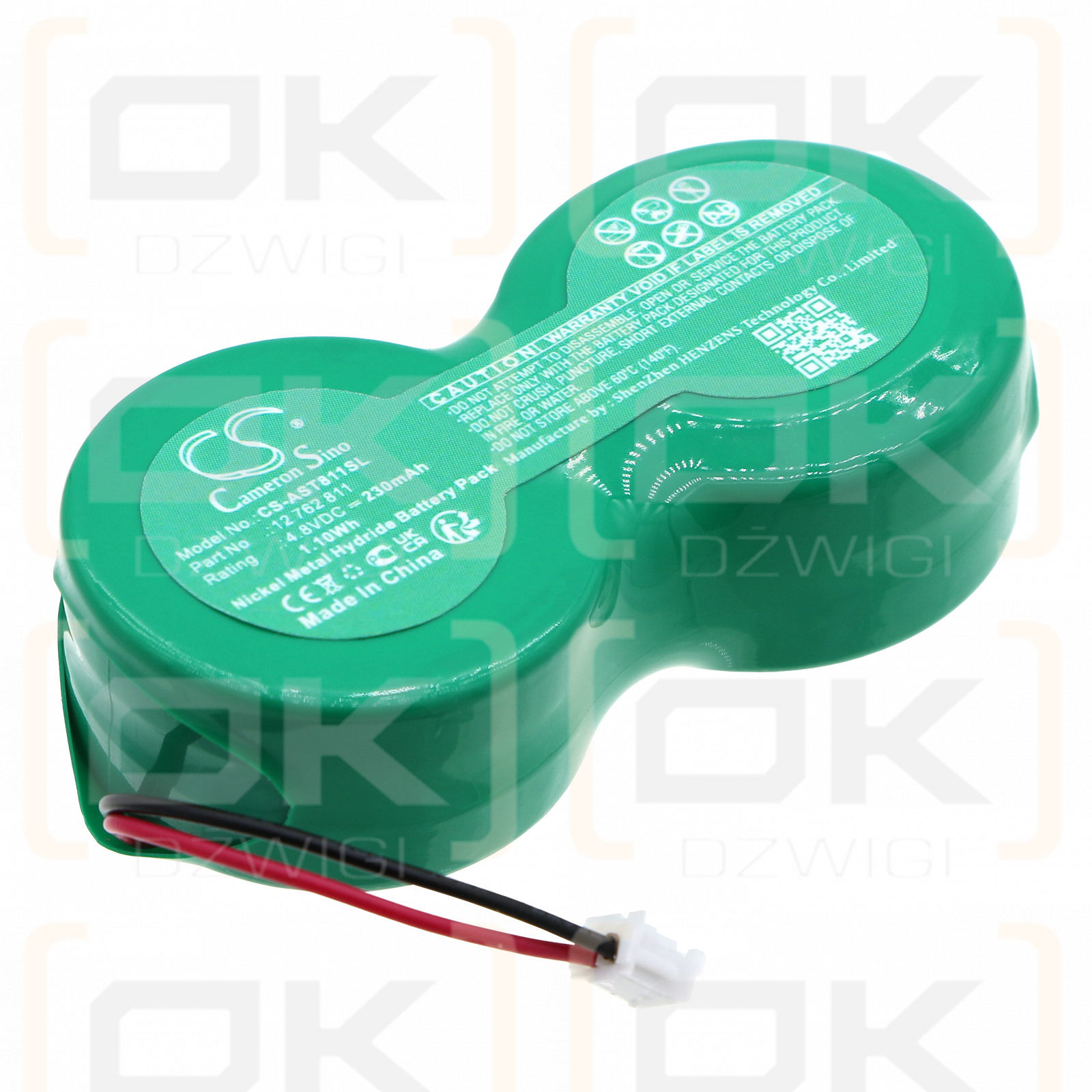 SAAB 93 Sirenenalarm / 12 762 811 230 mAh Ni-MH 4,8 V (Cameron Sino)