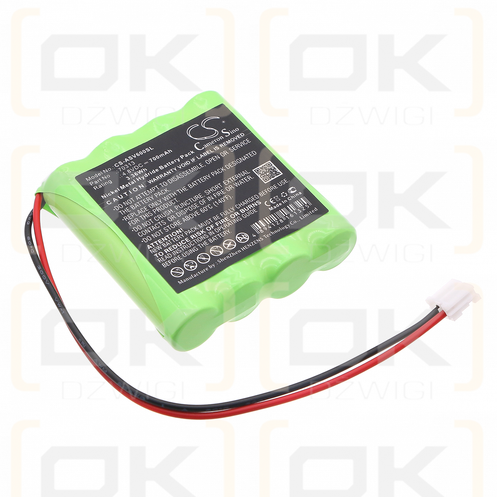 AstralPool VX 13T / 70313 700 mAh Ni-MH 4,8 V (Cameron Sino)