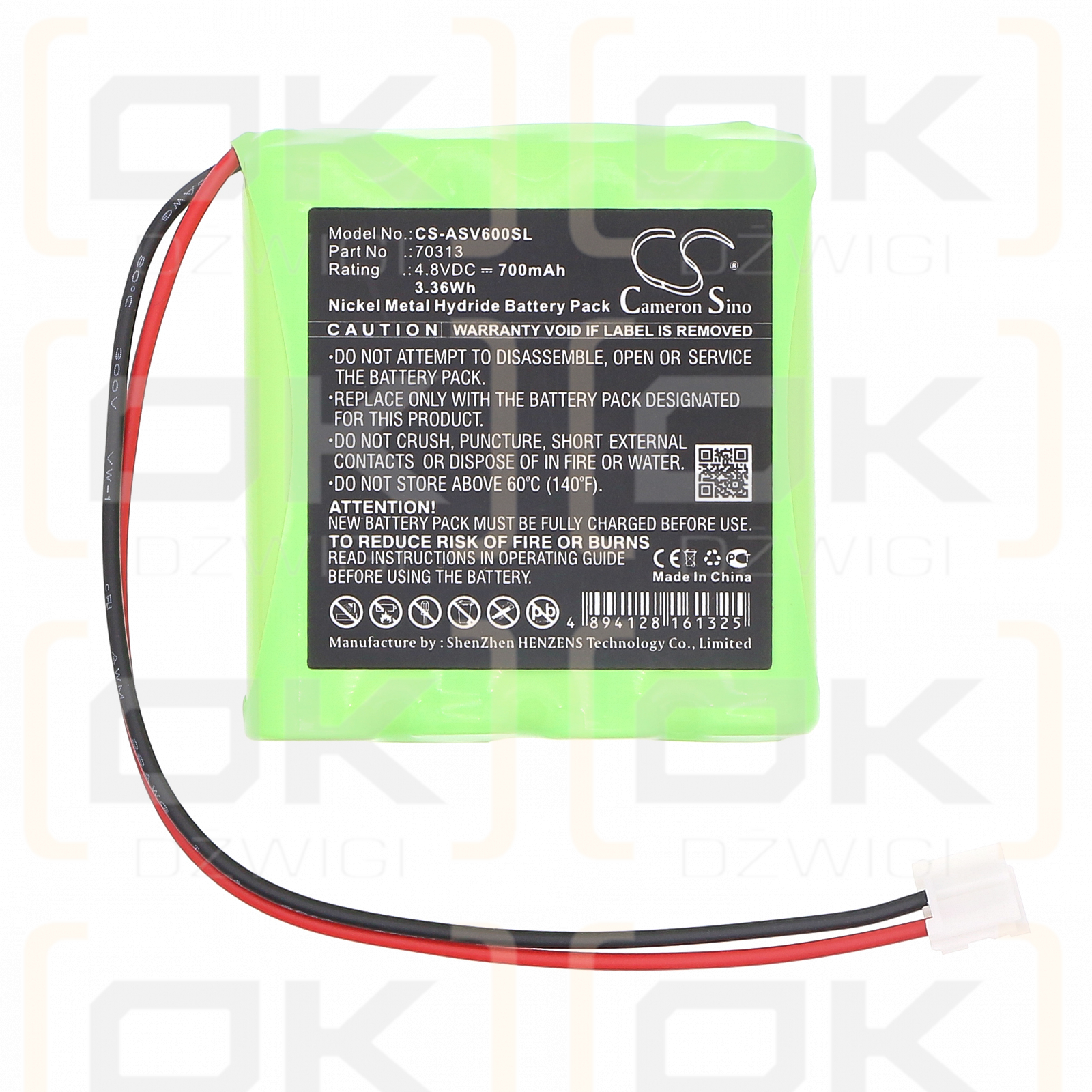 AstralPool VX 13T / 70313 700 mAh Ni-MH 4,8 V (Cameron Sino)