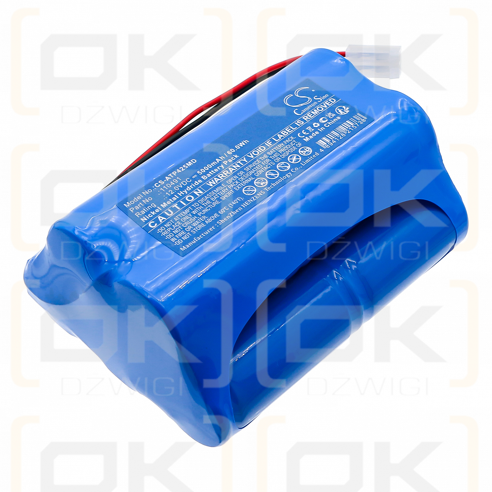 ATOMS pump Atmoport N / 110491 5000mAh Ni-MH 12.0V (Cameron Sino)