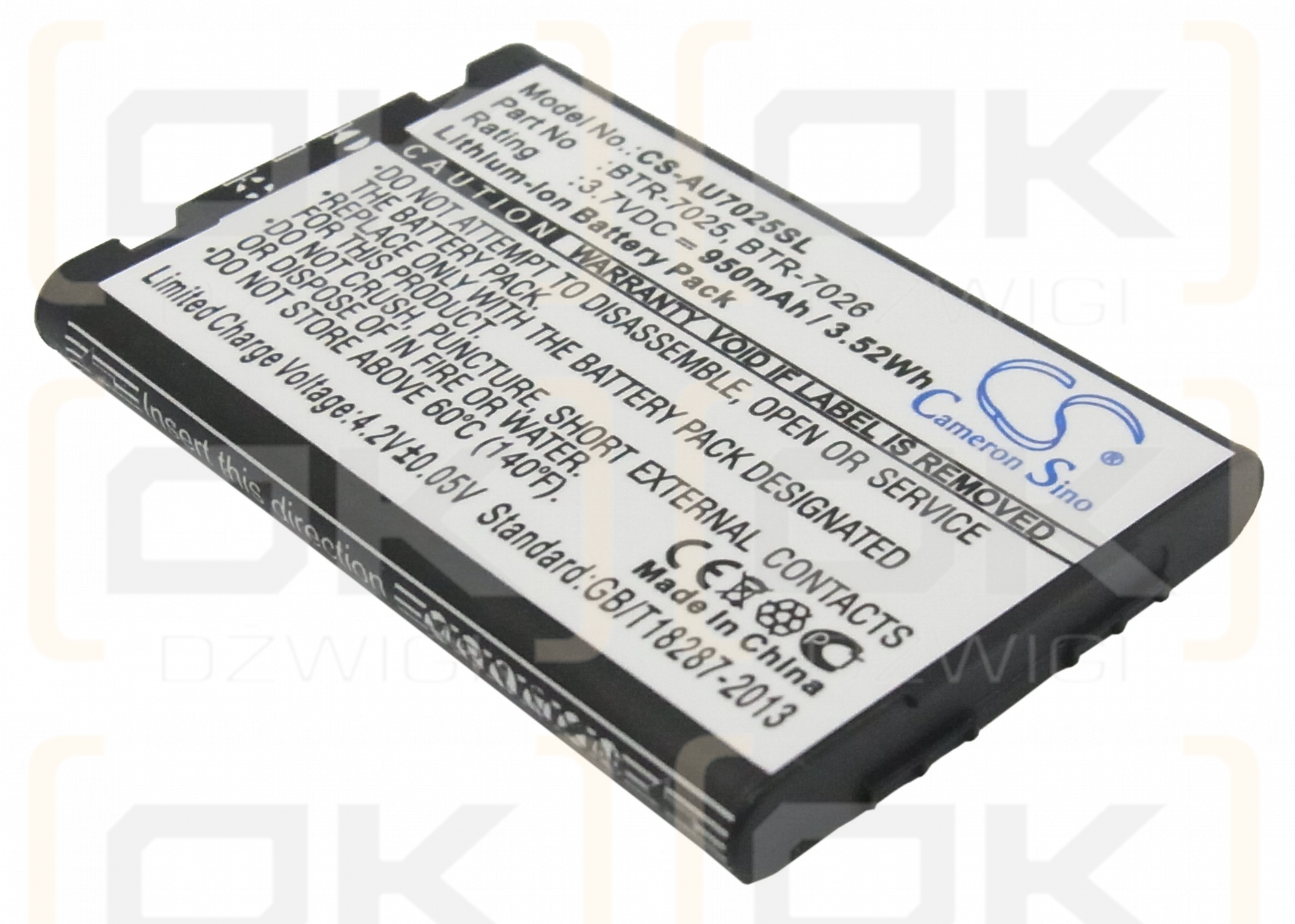 Sprint CDM120SP / BTR-7025 950mAh Li-ion 3.7V (Cameron Sino)