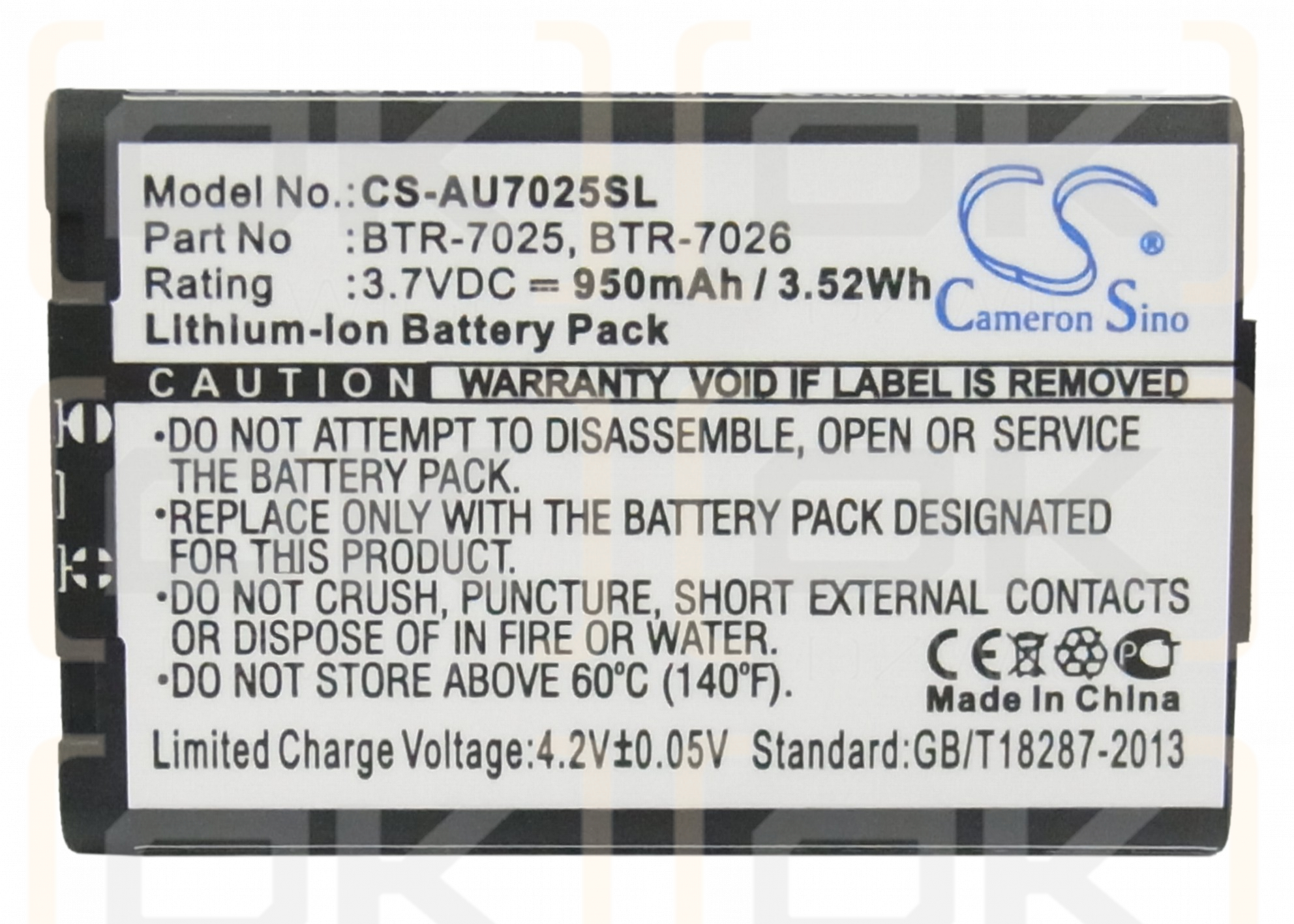 Sprint CDM120SP / BTR-7025 950mAh Li-ion 3.7V (Cameron Sino)