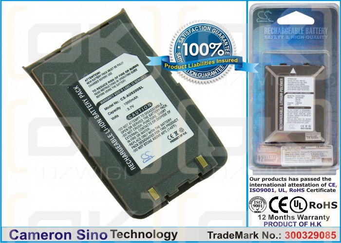 Bateria zamienna do AudioVox CDM-8200 / BTR-8200 1000 mAh Li-ion 3.7 V (Cameron Sino)