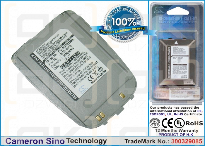 Bateria zamienna do AudioVox CDM8915 / BTR-8915 1600 mAh Li-ion 3.7 V (Cameron Sino)