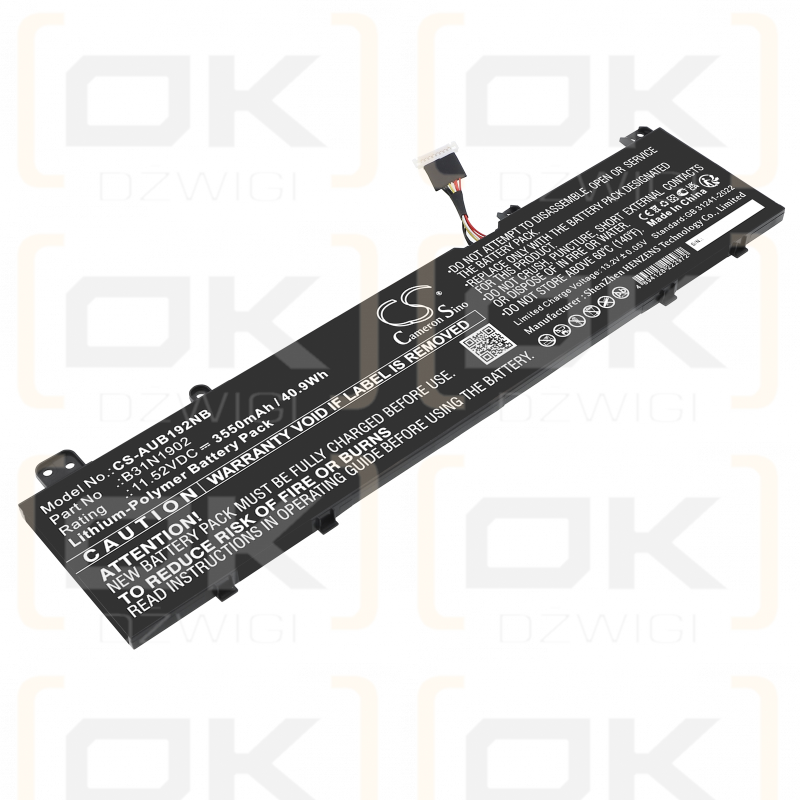 Asus / B31N1902 3550 mAh Li-Polymer 11,52 V (Cameron Sino)