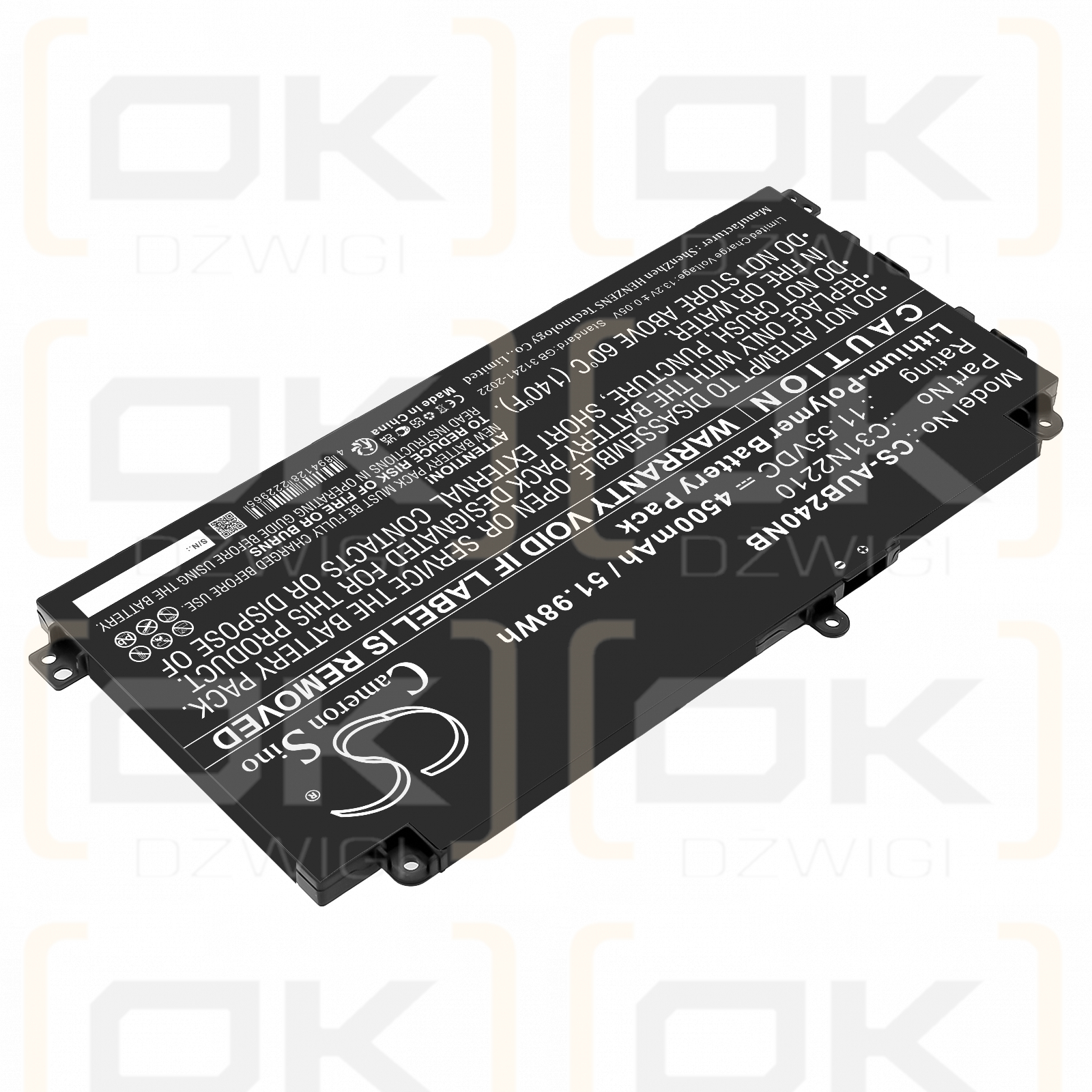 Asus ExpertBook B2 Flip B2402F / 0B200-04370000 4500mAh Li-Polymer 11,55V (Cameron Sino)